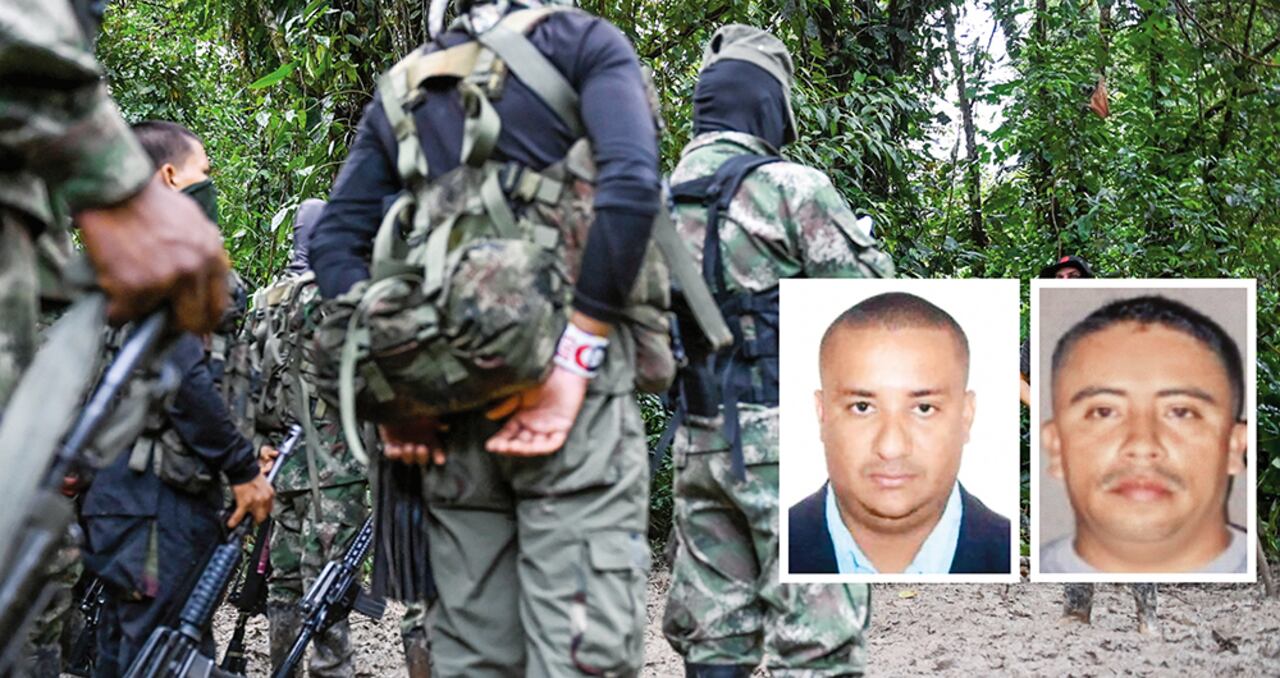 Jobanis de Jesús Ávila, alias Chiquito Malo (izq.), es el máximo jefe actual del Clan del Golfo y mandó asesinar a quien era su socio, José Gonzalo Sánchez, alias Gonzalito (der.).