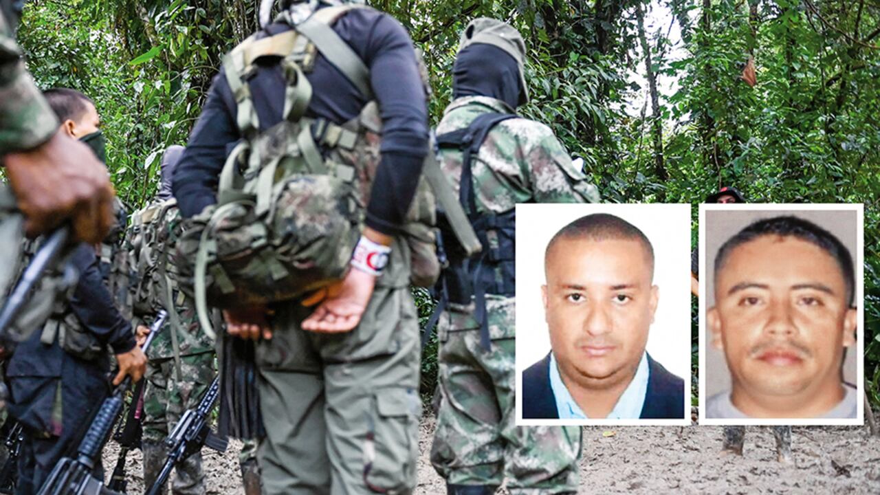 Jobanis de Jesús Ávila, alias Chiquito Malo (izq.), es el máximo jefe actual del Clan del Golfo y mandó asesinar a quien era su socio, José Gonzalo Sánchez, alias Gonzalito (der.).