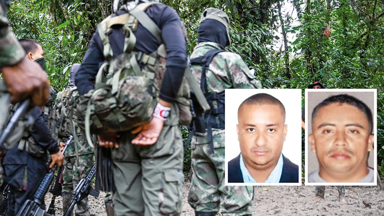 Jobanis de Jesús Ávila, alias Chiquito Malo (izq.), es el máximo jefe actual del Clan del Golfo y mandó asesinar a quien era su socio, José Gonzalo Sánchez, alias Gonzalito (der.).