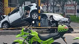 Se reporta que dos personas murieron esta mañana en Bogotá en un accidente en la calle 13 con carrera 43.