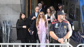 Shakira en la Fiscalía de España