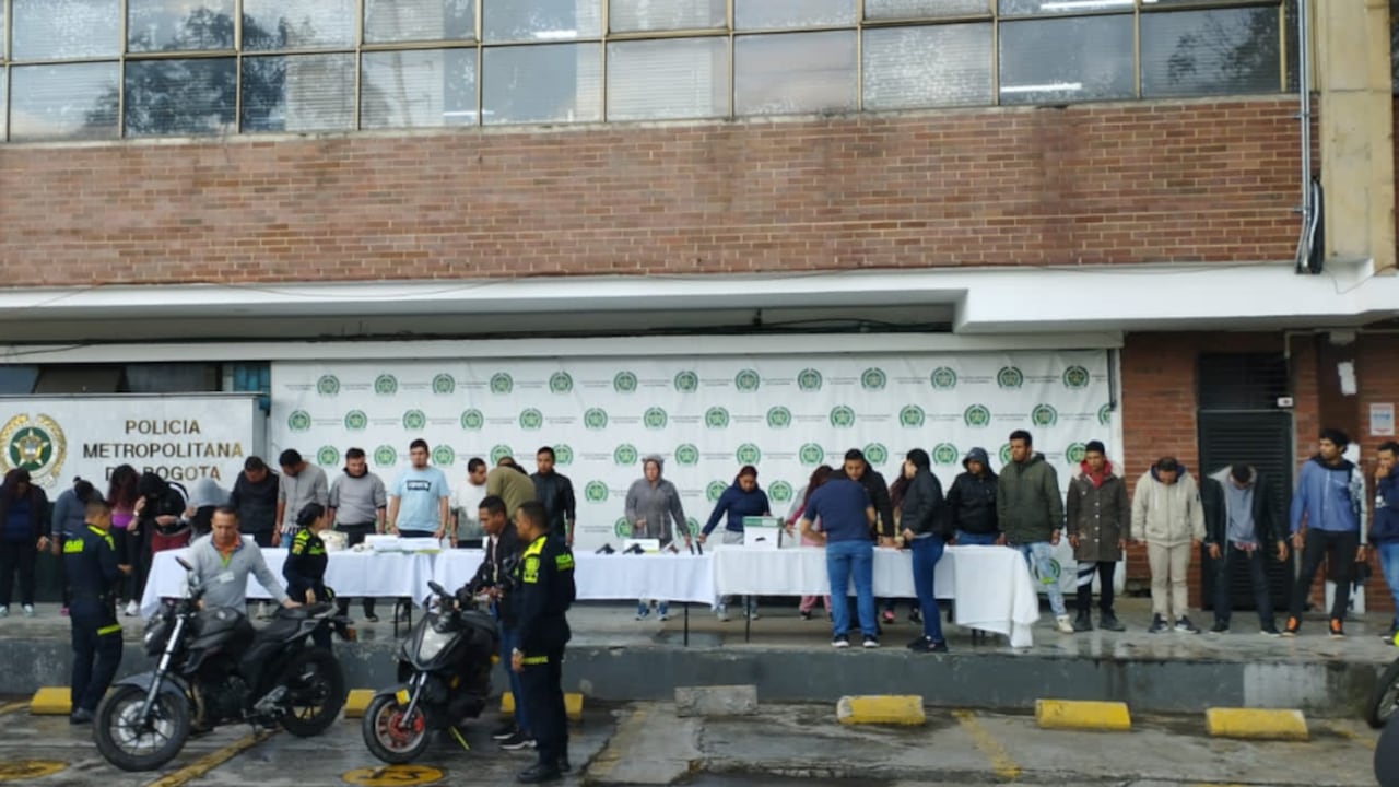 Supuestos integrantes de la banda delincuencial de 'Los Camilos II'.