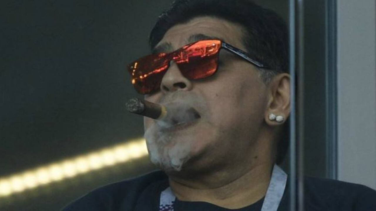 Maradona, como casi siempre, se robó el show.
