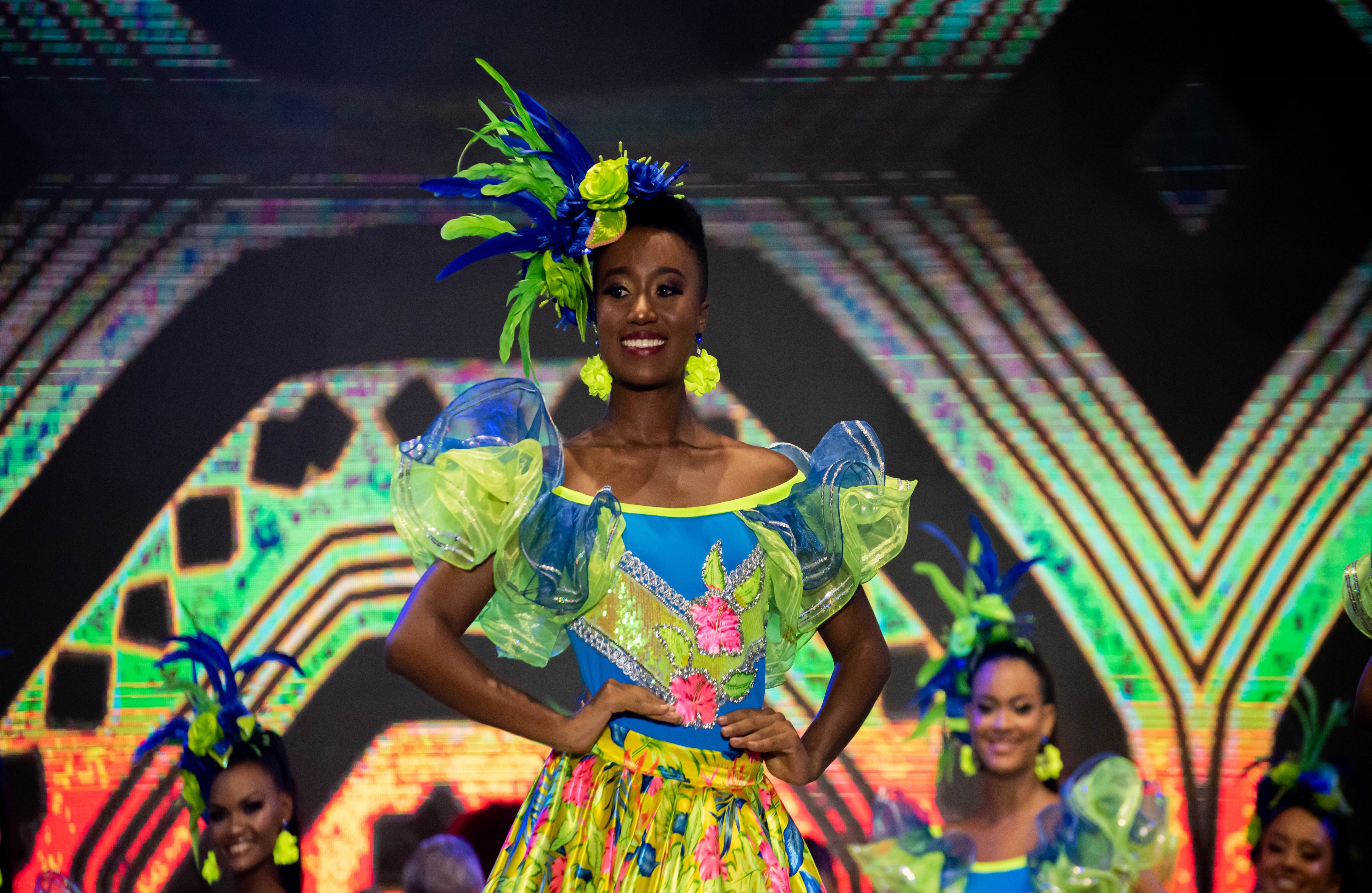 Ayele Agyare, candidata al Reinado de la independencia Cartagena, por el barrio El Bosque.