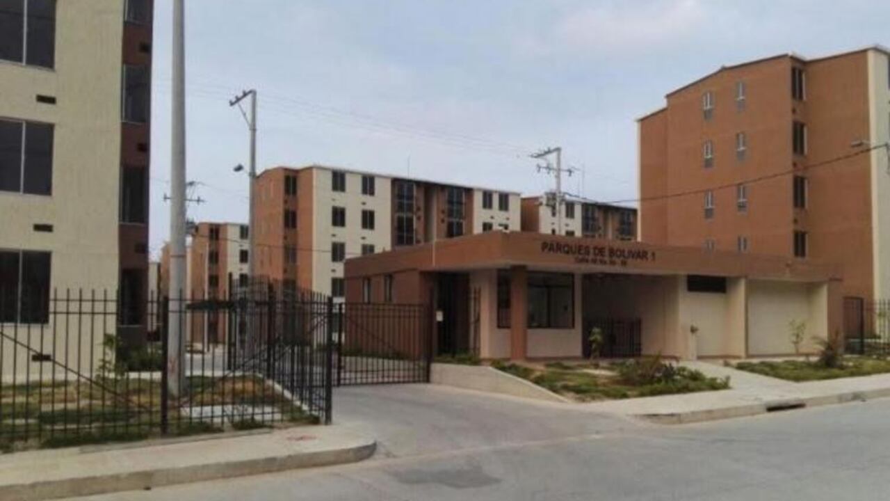 Sitio donde se registró el secuestro de los dos hermanos.