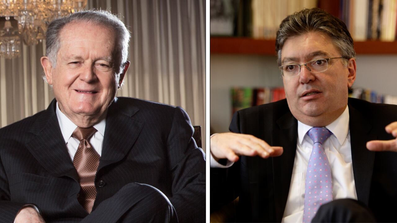 Luis Carlos Sarmiento y Mauricio Cárdenas