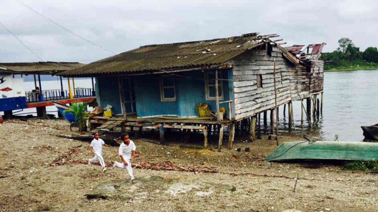 En casas como esta los niños de La Plata están recibiendo sus clases. Foto: Karla Barrientos Muñoz.