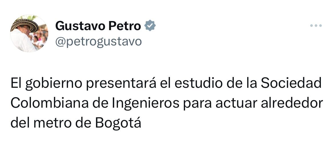 Trino presidente Petro