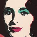 Una litografía de Elizabeth Taylor realizada por Andy Warhol se convirtió, de forma inesperada, en la pieza más cara de la subasta organizada por esta galería de Nueva York, al adjudicarse por 662.500 dólares. (Foto: EFE)