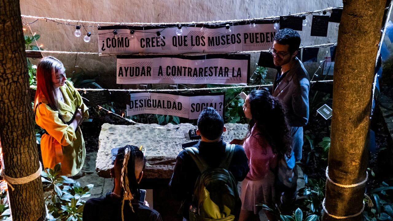 Así se ha visto en el pasado la Noche de Museos en Bogotá.