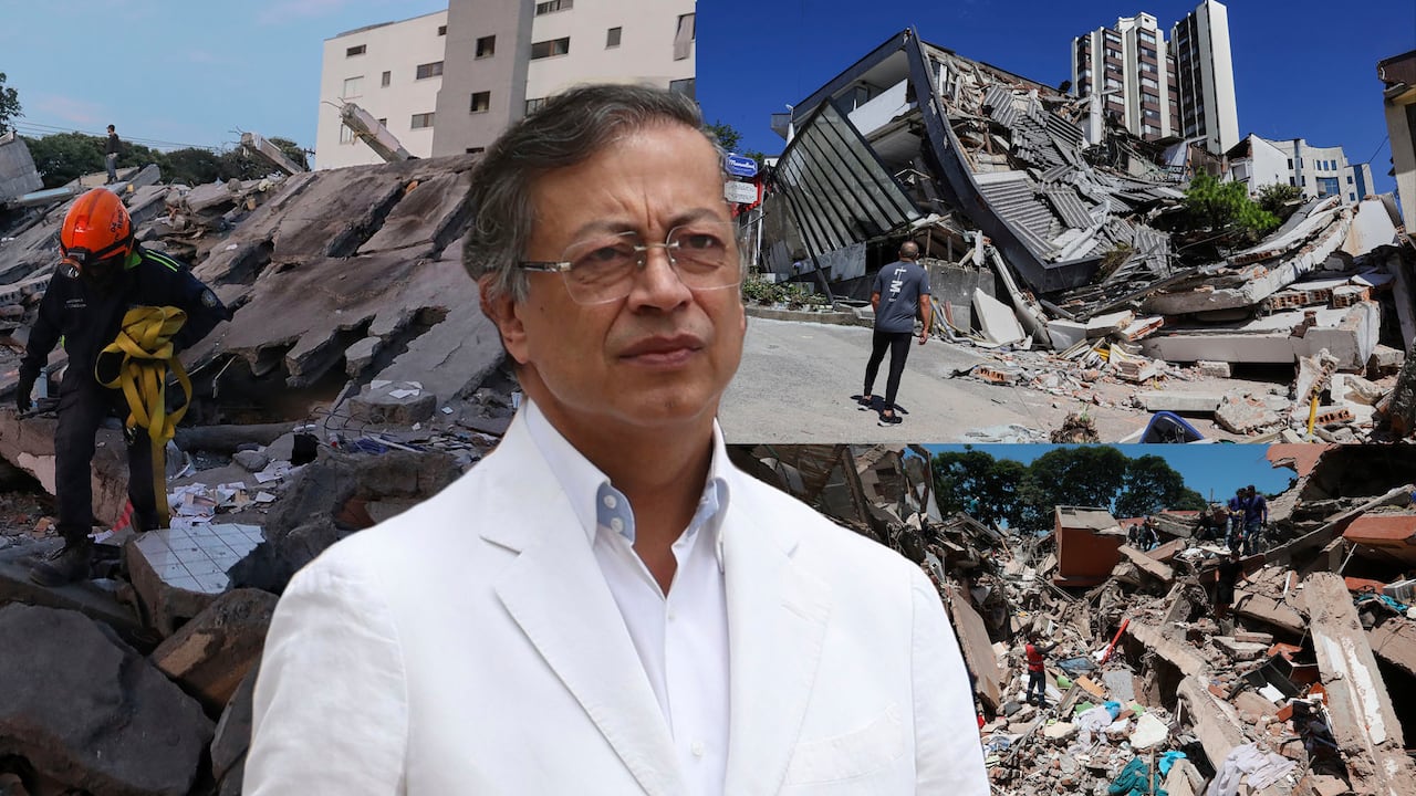 Gustavo Petro escribió sobre el terremoto: “La tierra grita en el corazón del mundo. Ha lanzado su mensaje”.