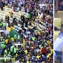 Fuerte pelea en las tribunas del Brasil vs. Argentina por Eliminatoria