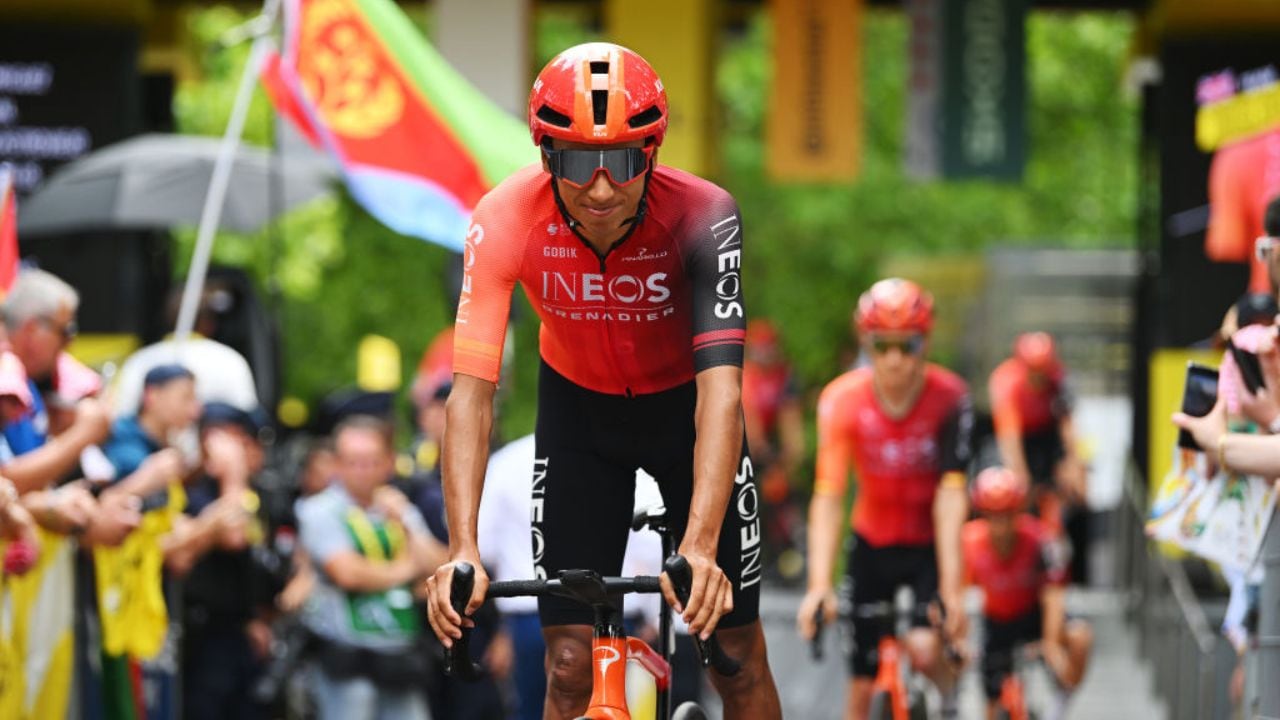 Egan Bernal en el Tour.