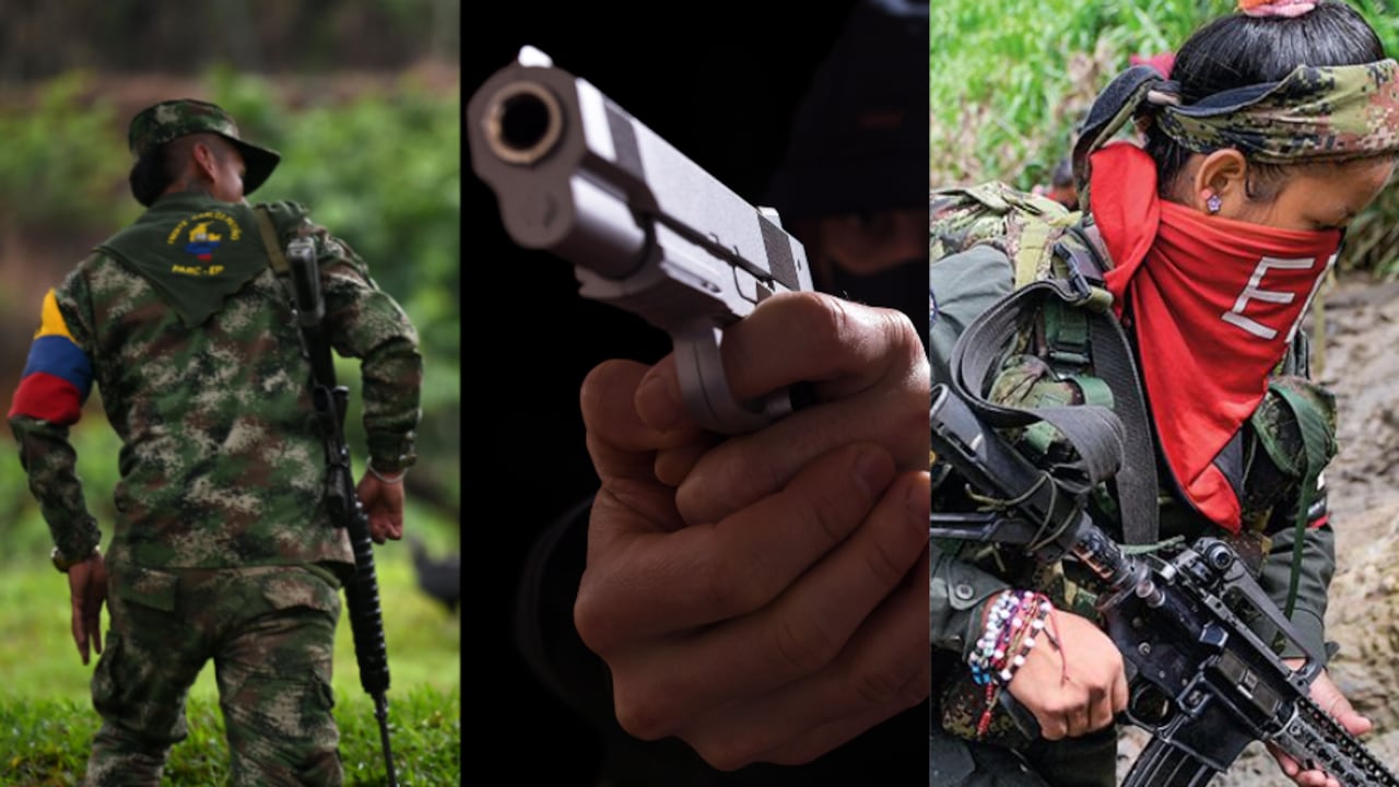 Grupos armados en Colombia. Imagen de referencia.
