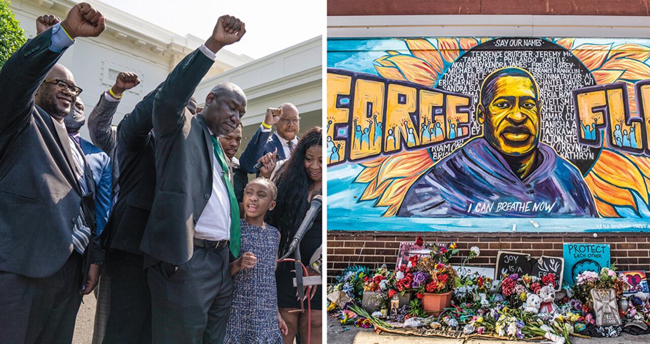 Tras un año de la muerte de George Floyd, su hija, Gianna Floyd, y su madre, Roxie Washington, conversaron con el presidente Joe Biden en la Casa Blanca.