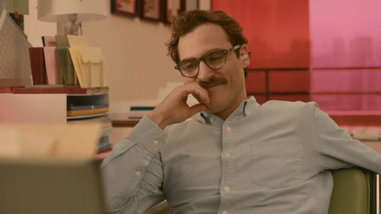 Joaquin Phoenix en la película Her