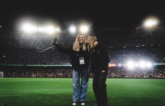 Laura Vizcaíno y Anna Tormo en la final de la Kings League