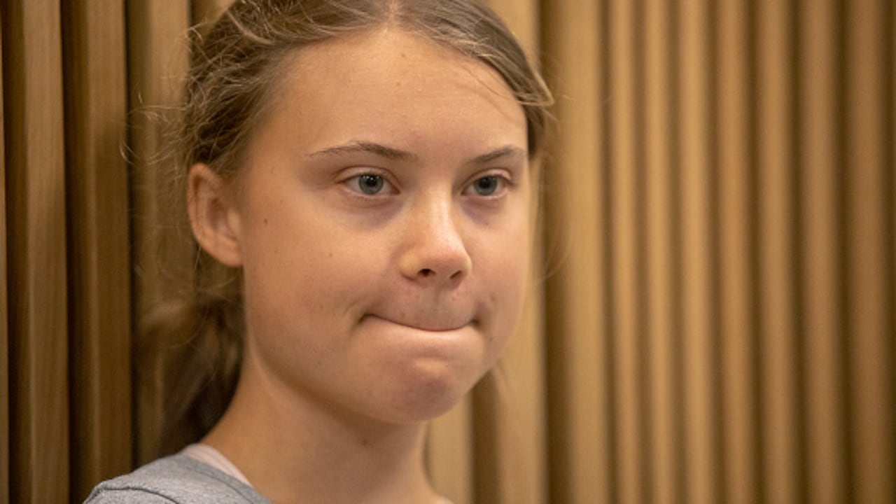 Greta Thunberg.