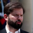 El presidente chileno, Gabriel Boric, pronunció una declaración conjunta con el francés, Emmanuel Macron, antes de una reunión en el Palacio del Elíseo.