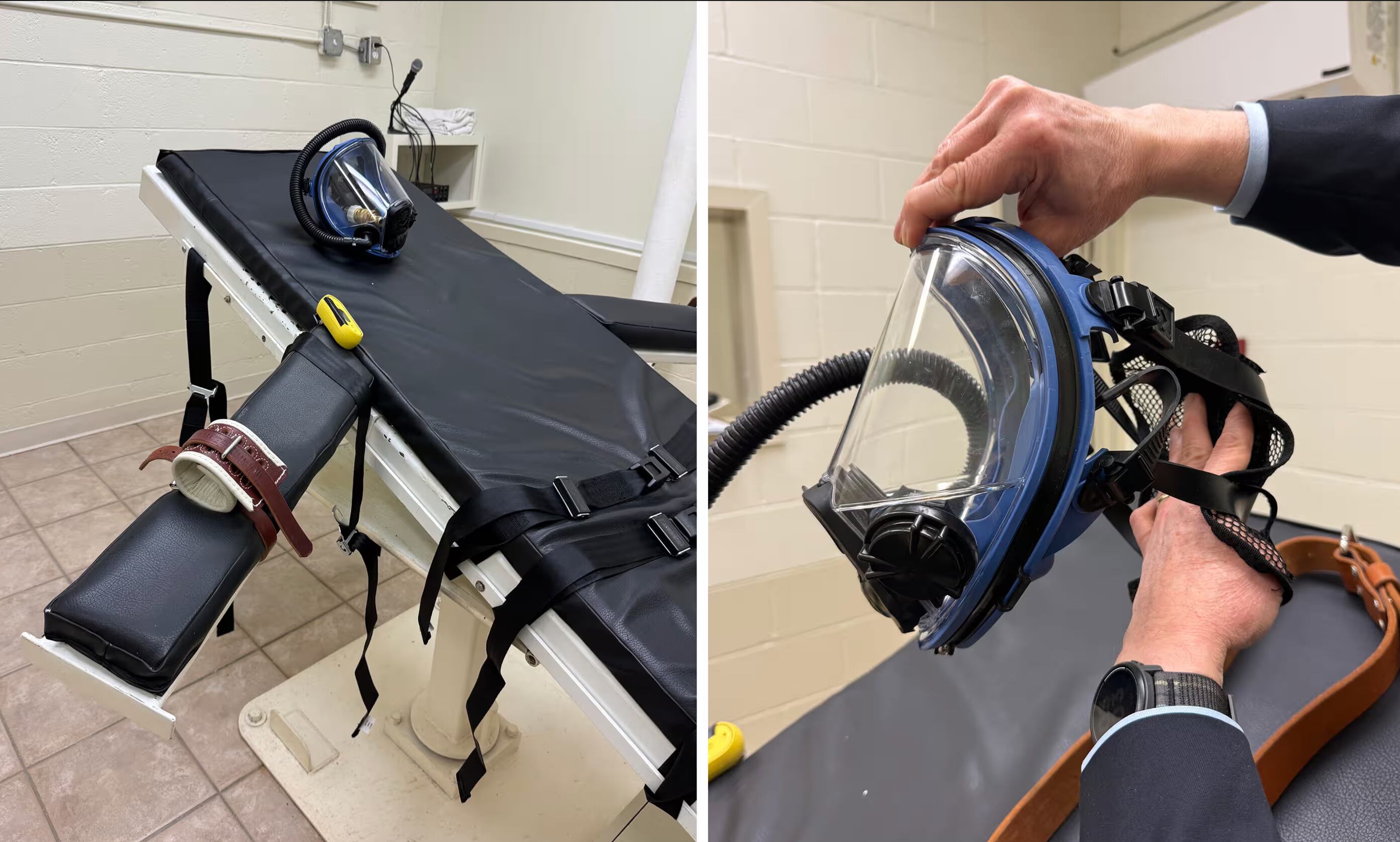 La muerte por gas nitrógeno está permitida actualmente en cuatro estados: Luisiana, Alabama, Misisipi y Oklahoma.