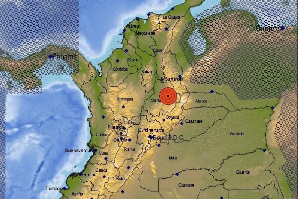 El temblor de este miércoles, 17 de agosto, tuvo como epicentro El Calvario, Meta.