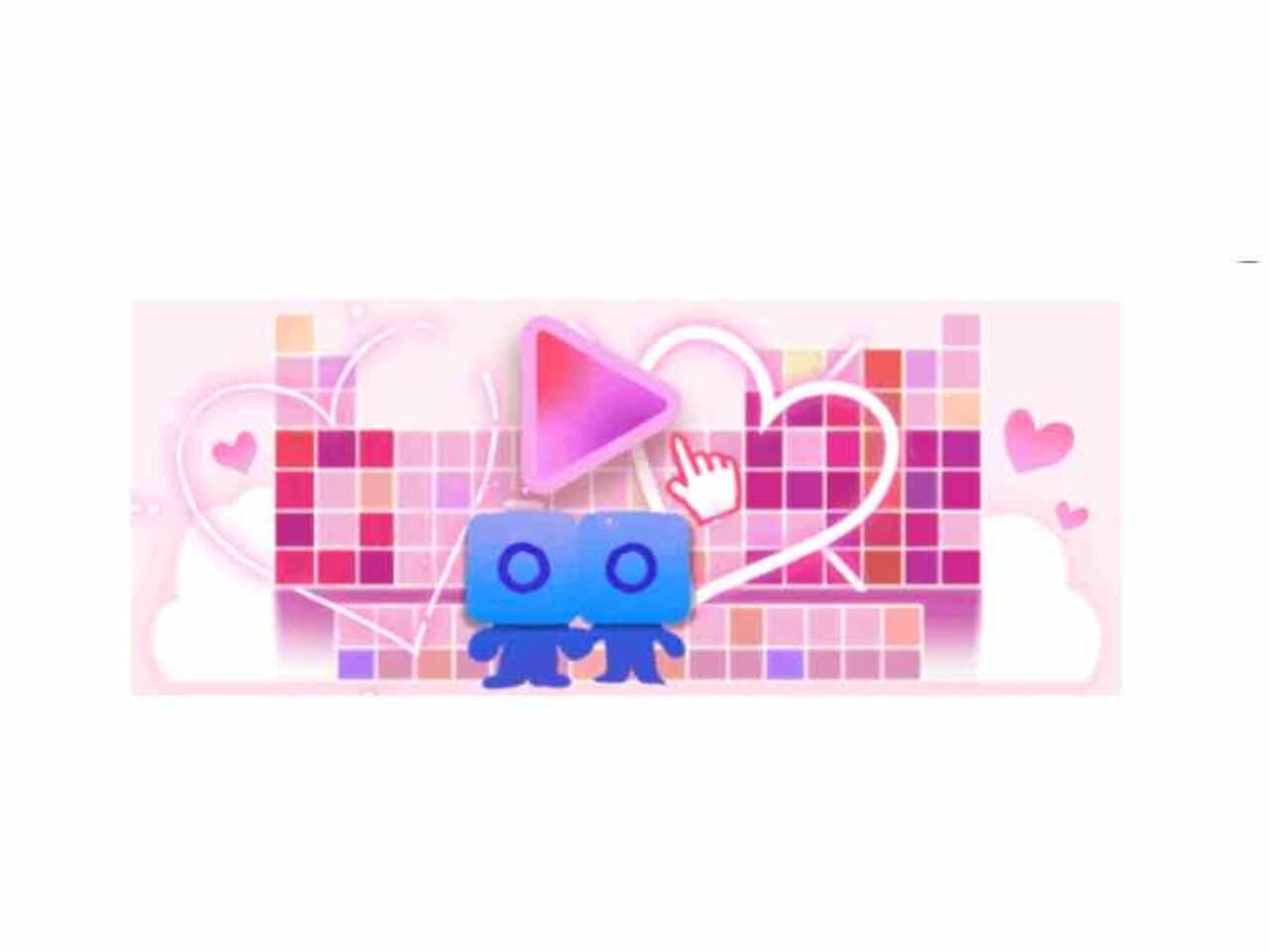 Google crea un doodle para San Valentín