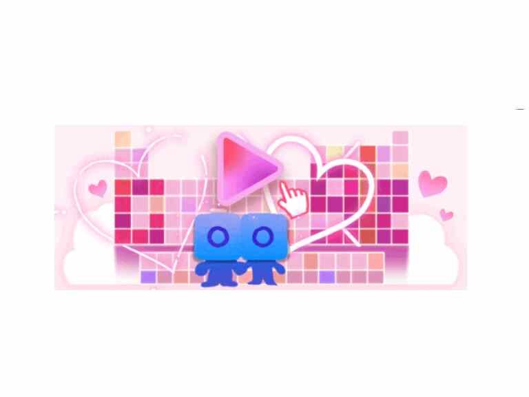 Google crea un doodle para San Valentín