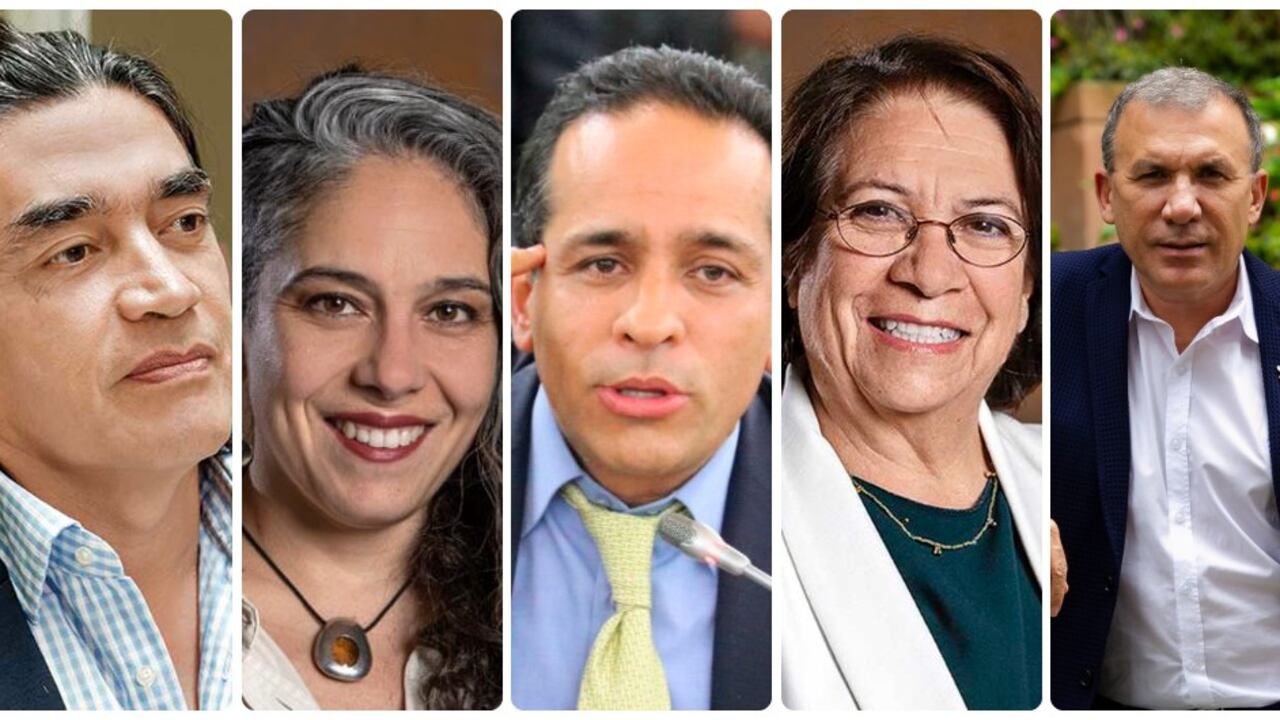 Gustavo Bolívar, María José Pizarro, Alexander López, Aida Avella y Roy Barreras.