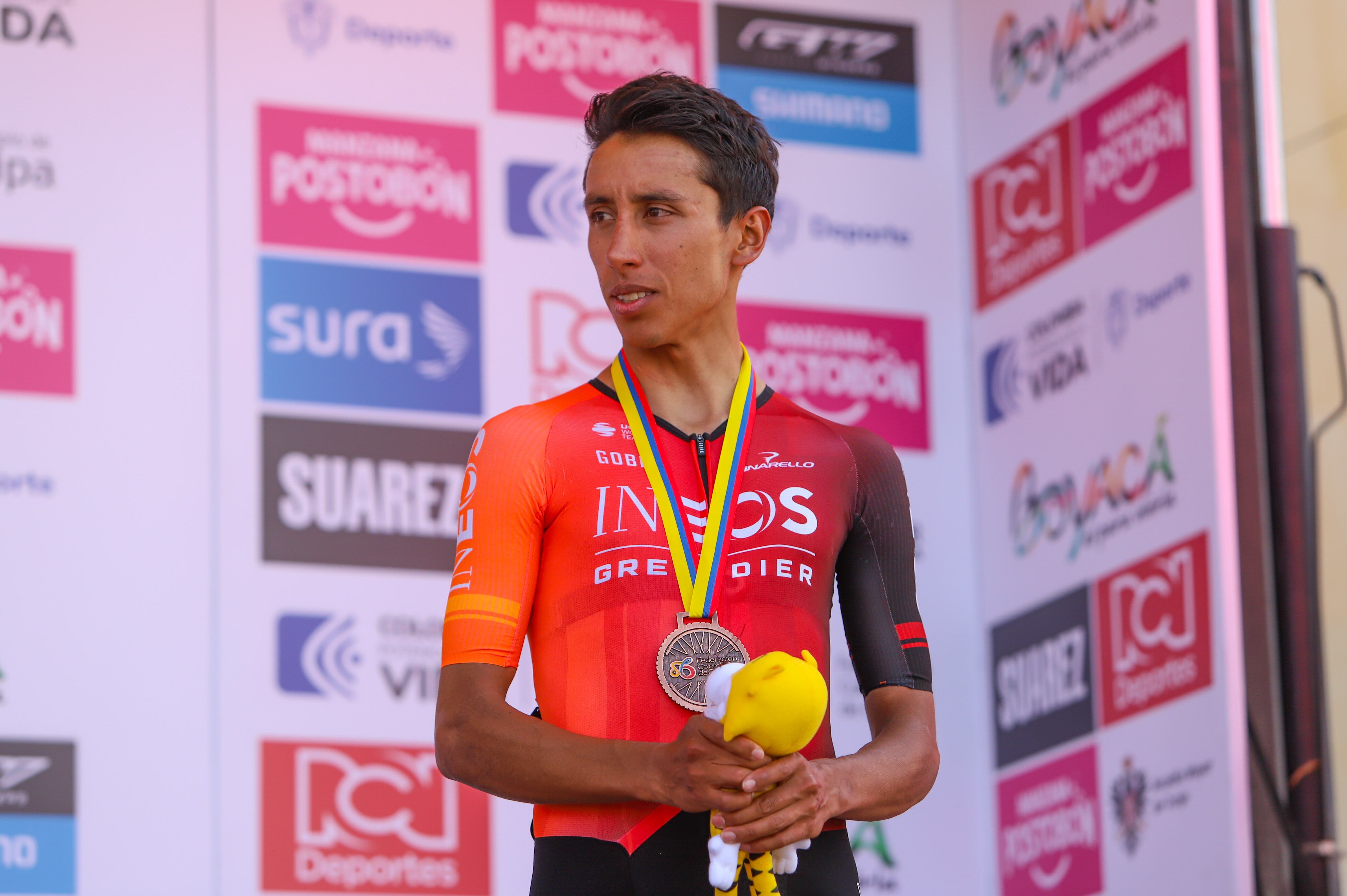 Egan Bernal volvió al podio. La última vez fue en el Giro de Italia 2021