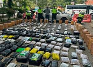 Fueron incautados 421.000 gramos de marihuana y un arma de fuego.