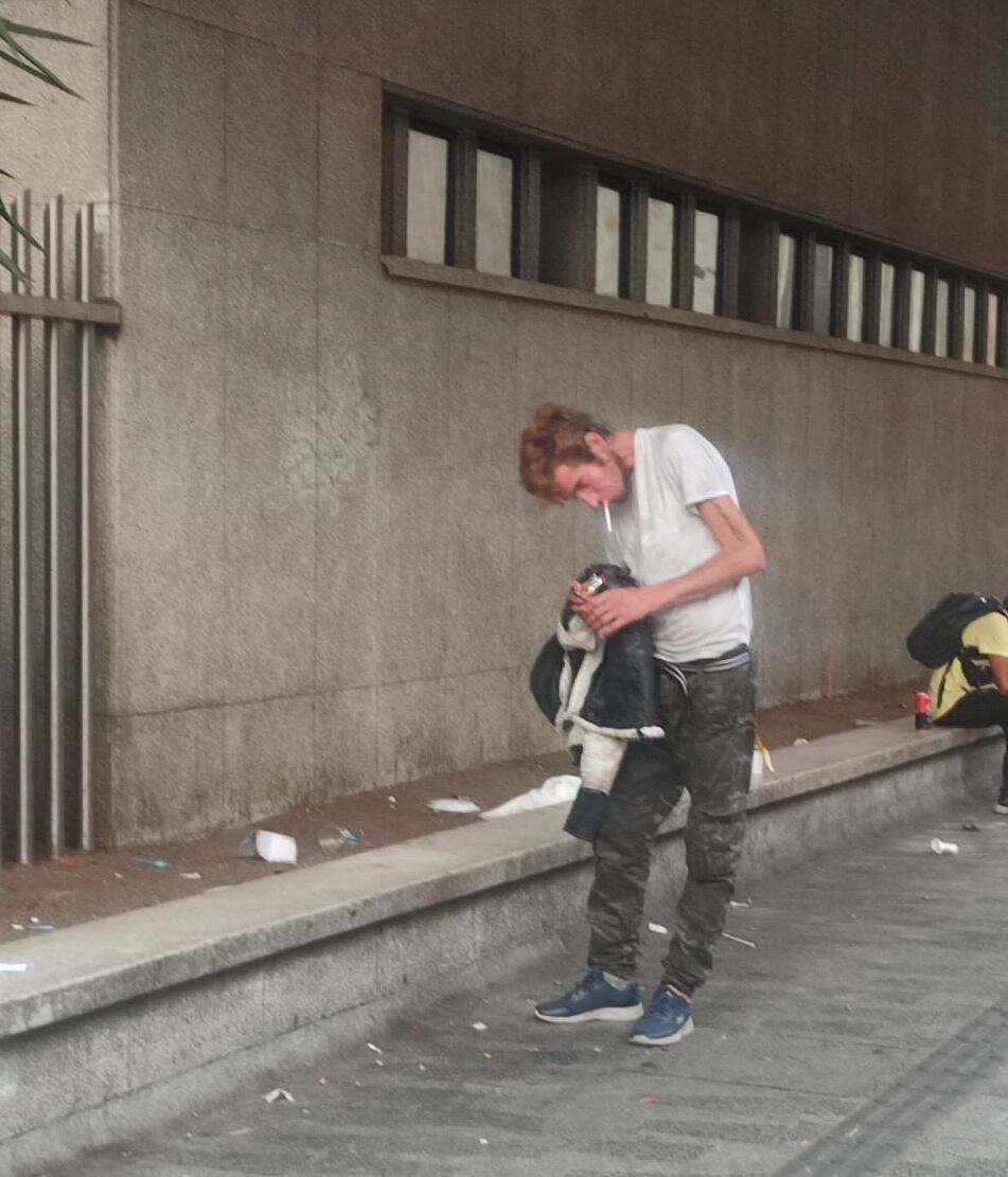 Joven grabado en Medellín