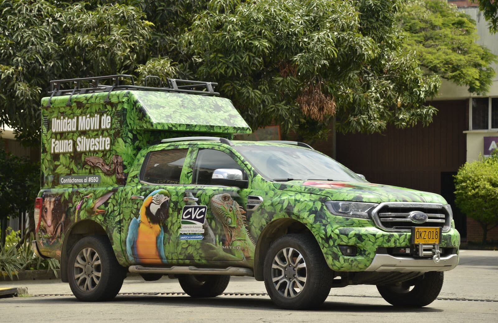 En la unidad se transportarán los animales que serán liberados, luego de haber recibido los cuidados pertinentes por parte de la CVC.