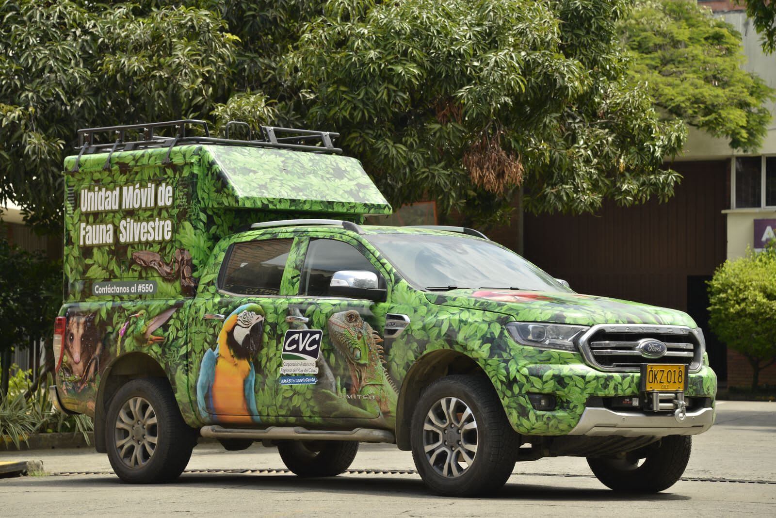 En la unidad se transportarán los animales que serán liberados, luego de haber recibido los cuidados pertinentes por parte de la CVC.