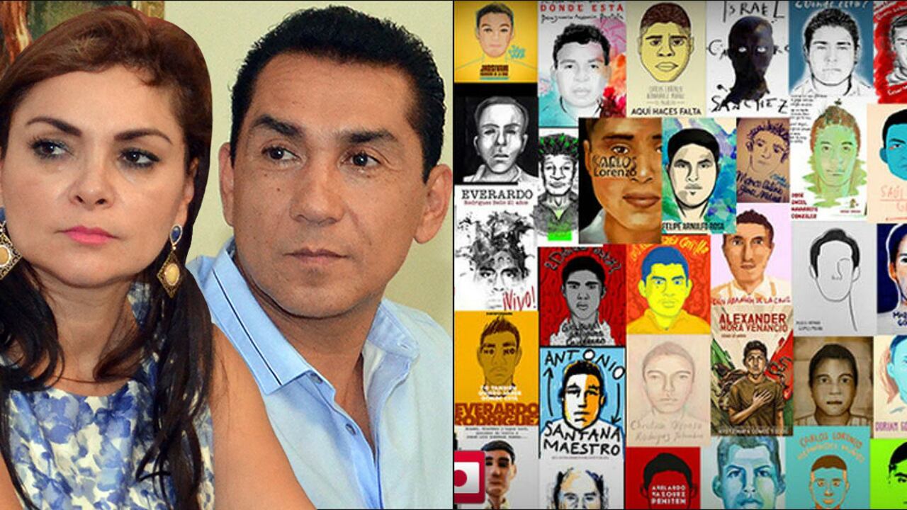 José Luis Abarca Velázquez, alcalde de Iguala, y su esposa, María de los Ángeles Pineda Villa.