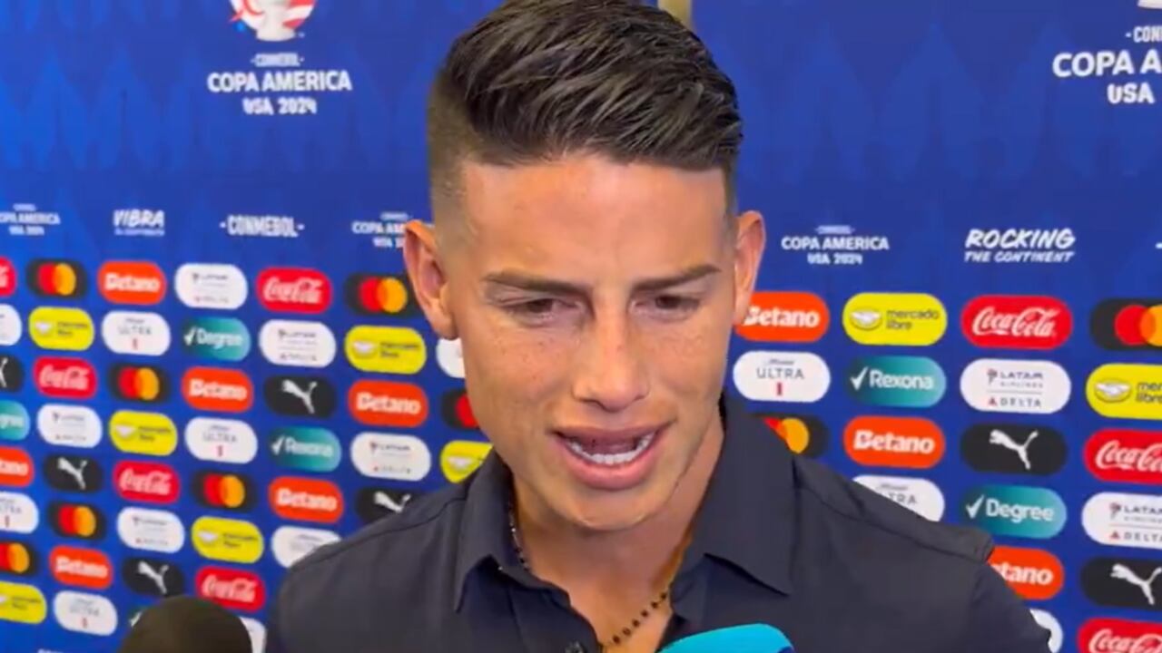 James Rodríguez se quejó de la grama del estadio donde debutaron en Copa América