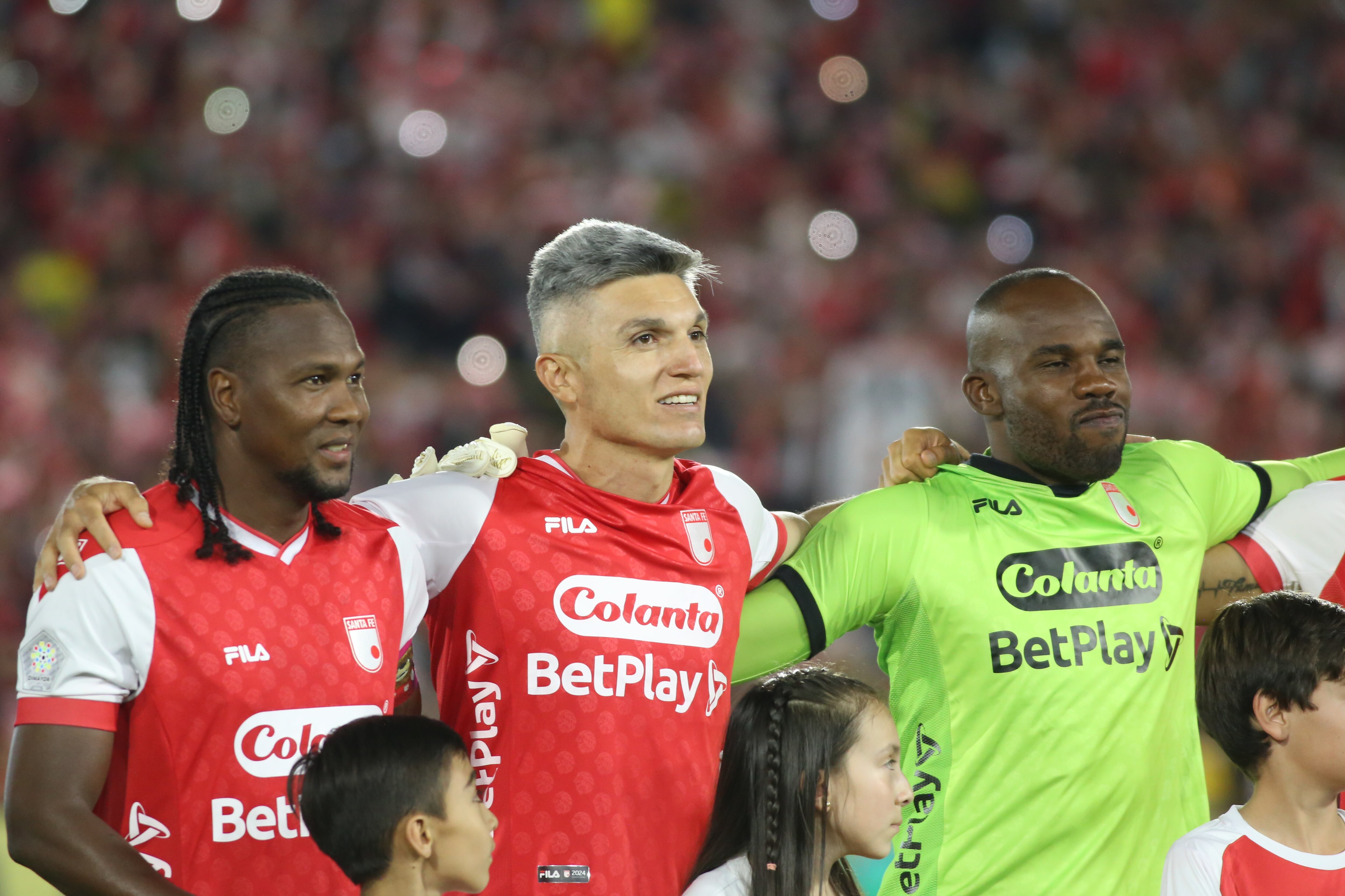 Andrés Mosquera Marmolejo, referente de Santa Fe junto a Hugo Rodallega y Daniel Torres
