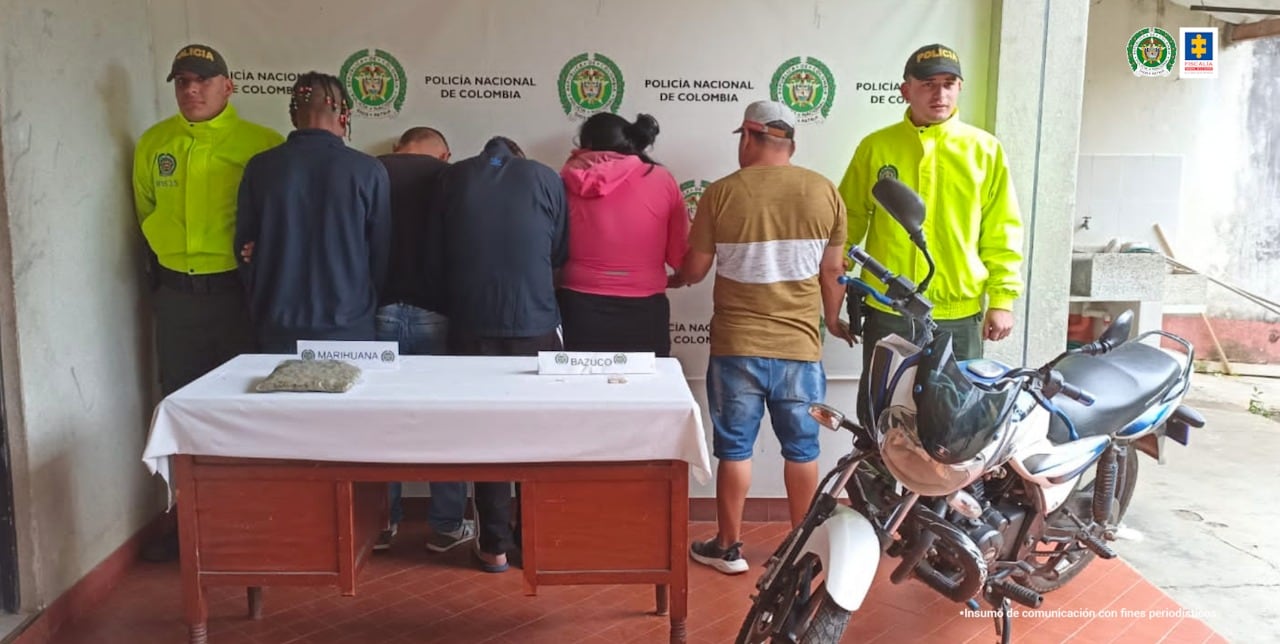 Cinco integrantes de Los Estafetas, entre ellos cuatro hombres y una mujer, fueron capturados.