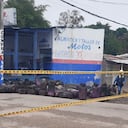 Así lucen los cilindros que generaron emergencia en Barrancabermeja.