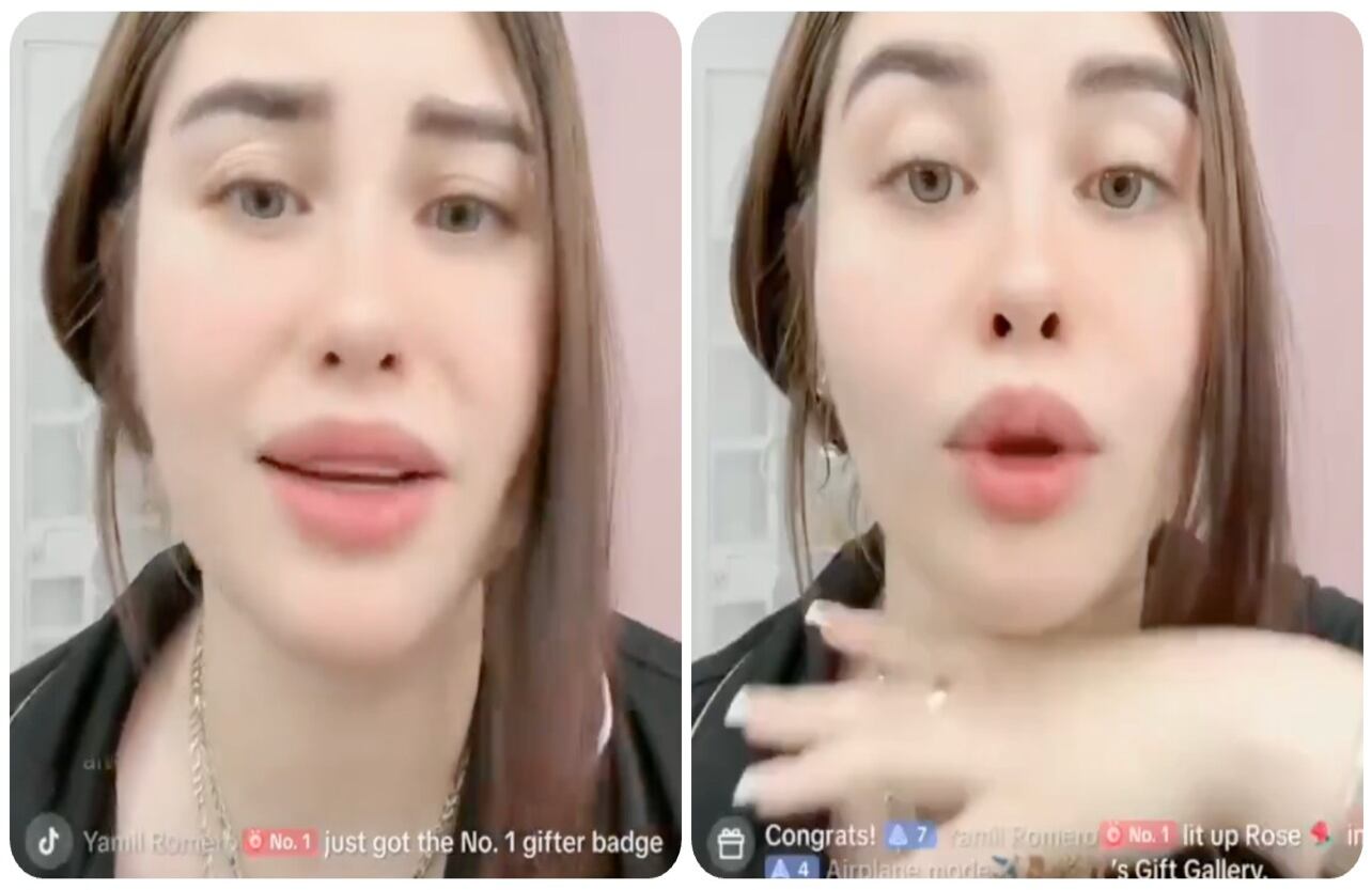 La mujer hizo la confesión frente a todos sus seguidores