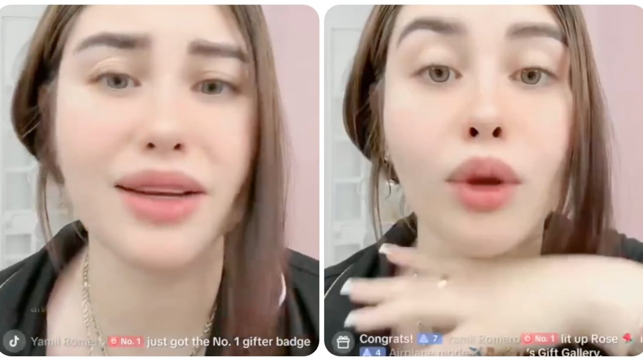 La mujer hizo la confesión frente a todos sus seguidores