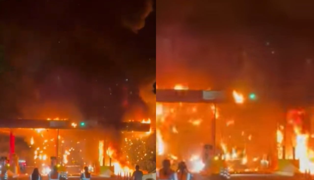 El peaje quedó en pérdidas totales.