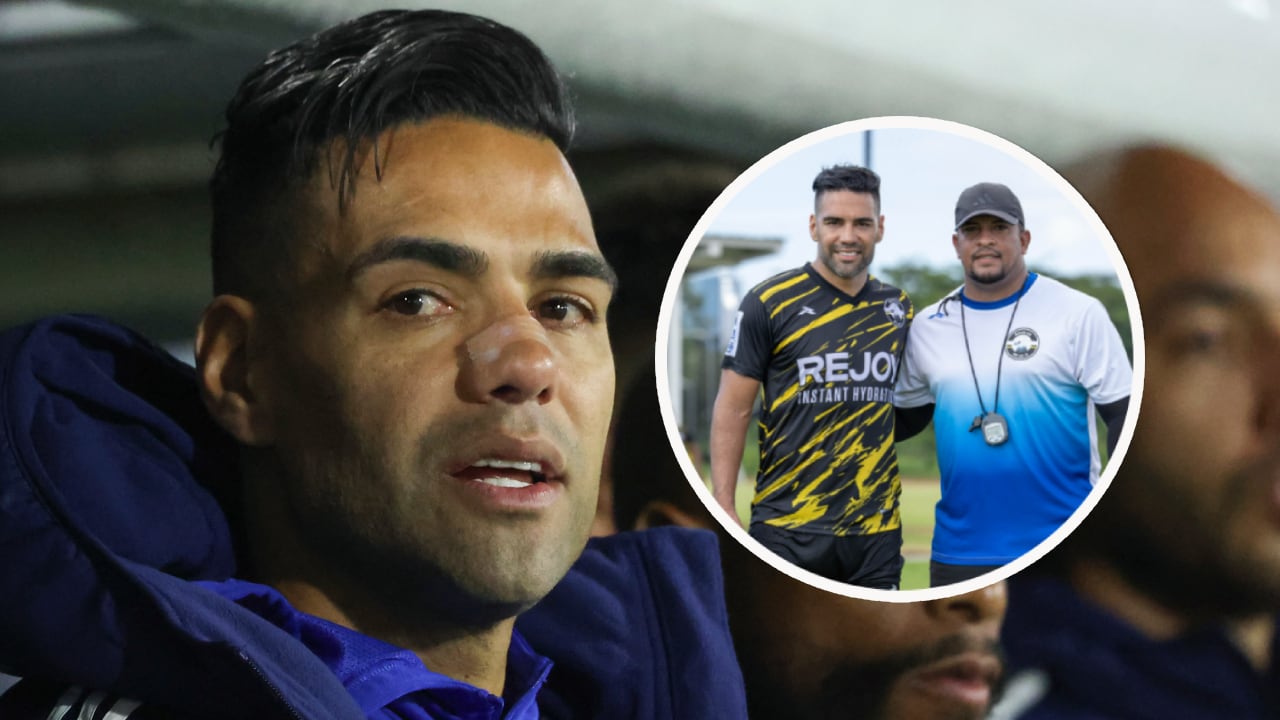 Falcao García reapareció entrenando en Panamá.