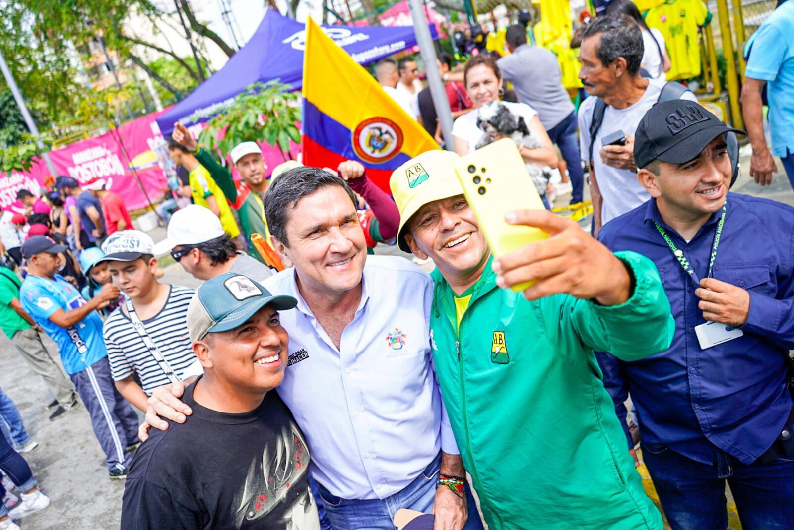 Los bumangueses fueron ejemplo de excelente comportamiento durante el evento deportivo.