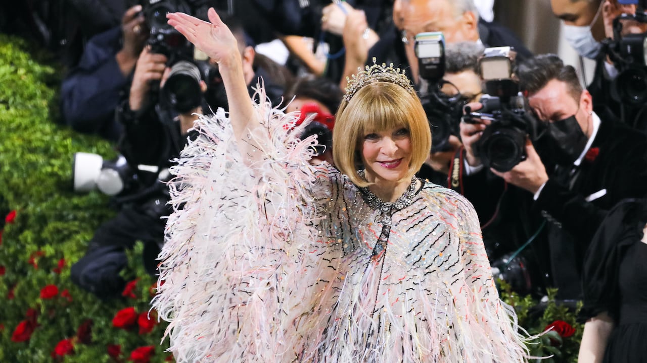 La editora en jefe de Vogue, Anna Wintour, estará acompañada de dos actrices, una cantante y un tenista en la MET Gala 2023. Foto: Jose Perez/Bauer-Griffin - Getty Images.