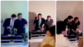 Marco Rubio se le vio como DJ en una boda