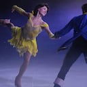 La mujer cayó bruscamente sobre el hielo y fue trasladada a un centro asistencial