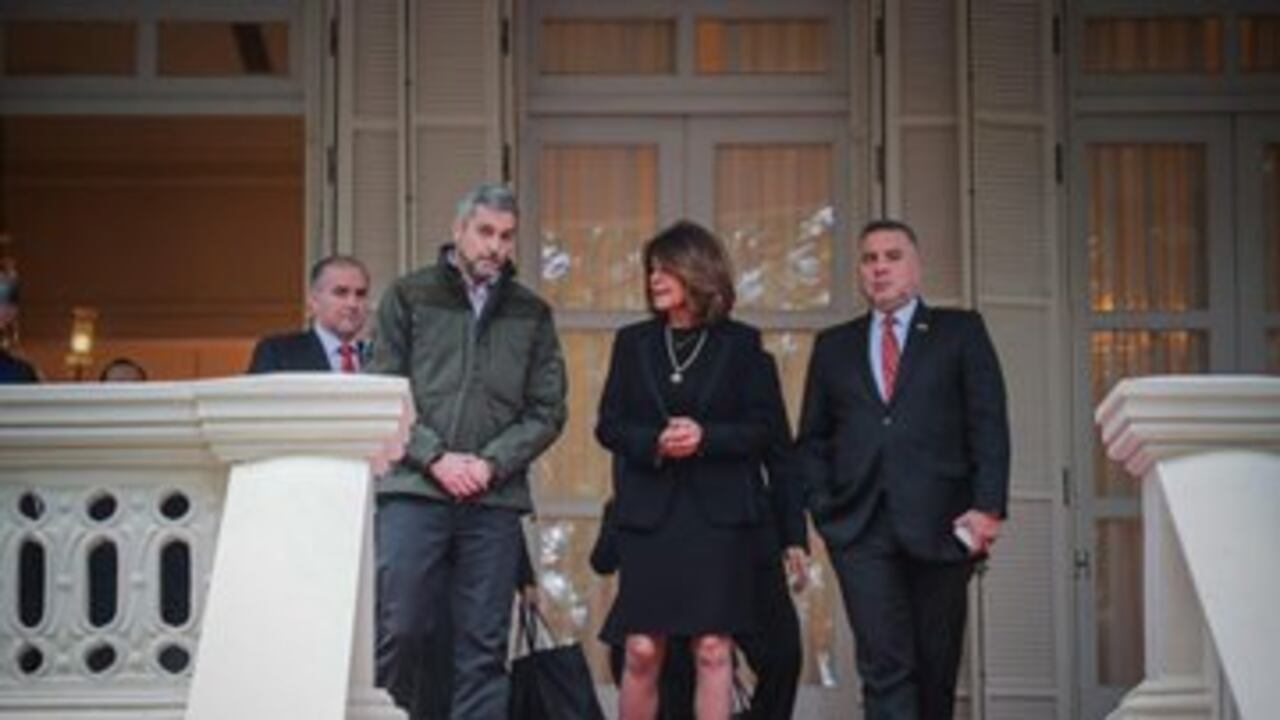 Marta Lucía Ramírez en Paraguay tras la muerte del fiscal Marcelo Pecci.