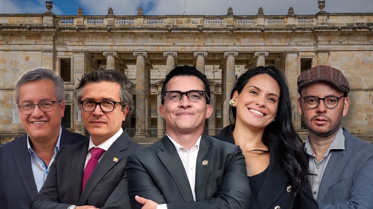 Jorge Bastidas, Heráclito Landinez, Alejandro Toro, María del Mar Pizarro, y Gabriel Becerra.