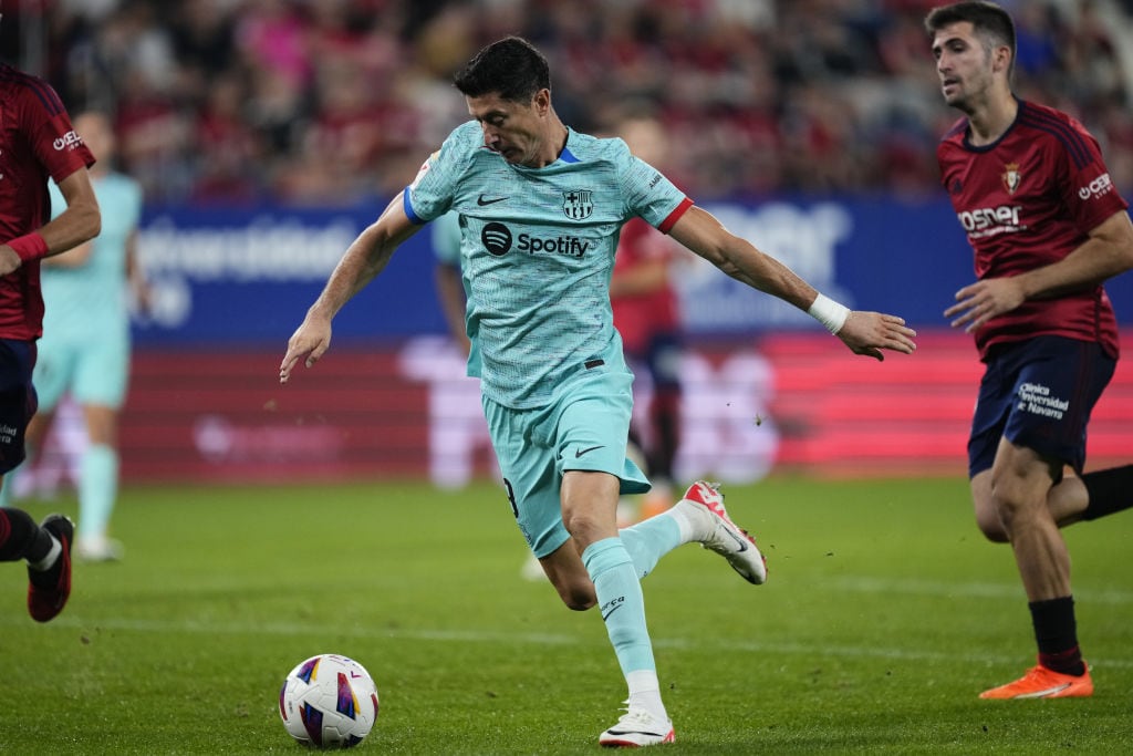 Robert Lewandowski, delantero del Barcelona