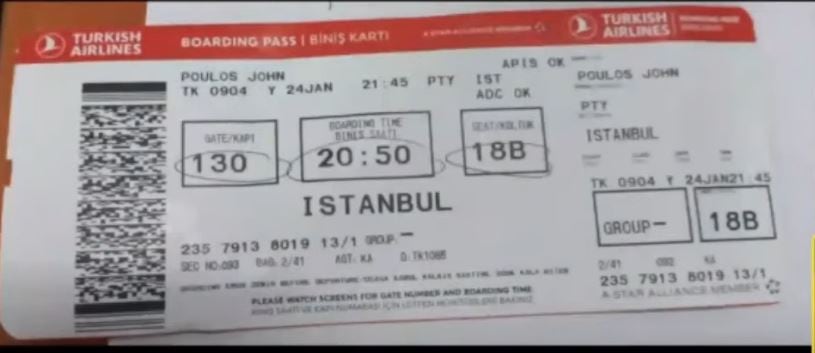 John Poulos tenía como plan viajar a Turquía para así evadir el actuar de las autoridades.